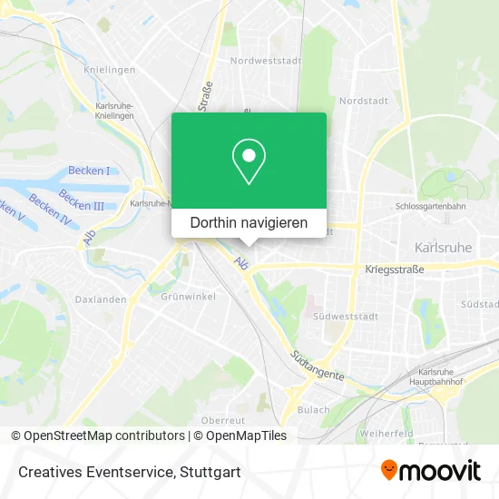 Creatives Eventservice Karte