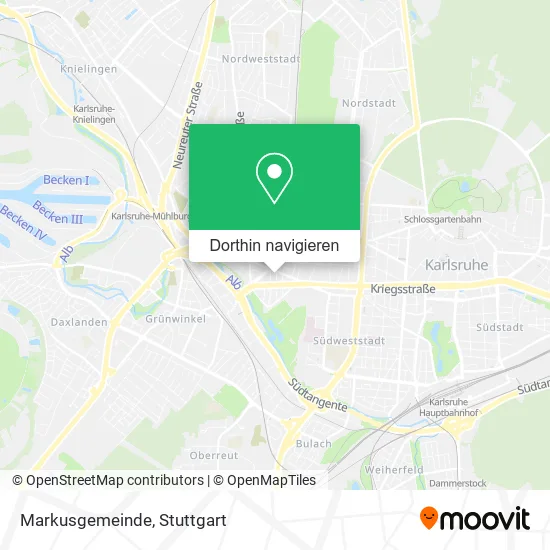 Markusgemeinde Karte