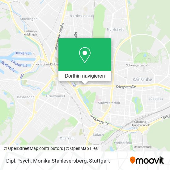 Dipl.Psych. Monika Stahleversberg Karte