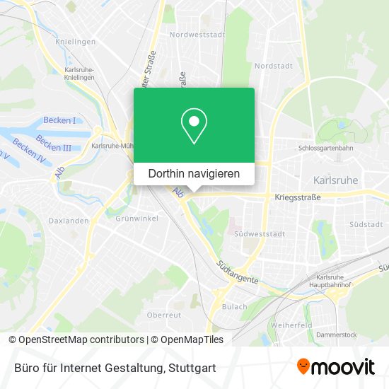 Büro für Internet Gestaltung Karte