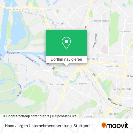 Haas Jürgen Unternehmensberatung Karte