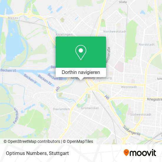 Optimus Numbers Karte