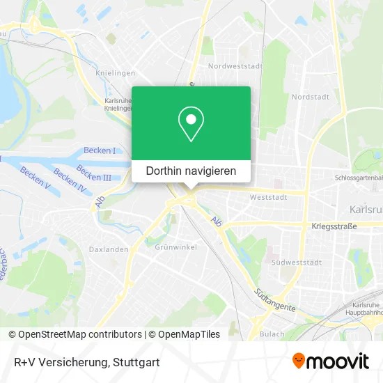 R+V Versicherung Karte