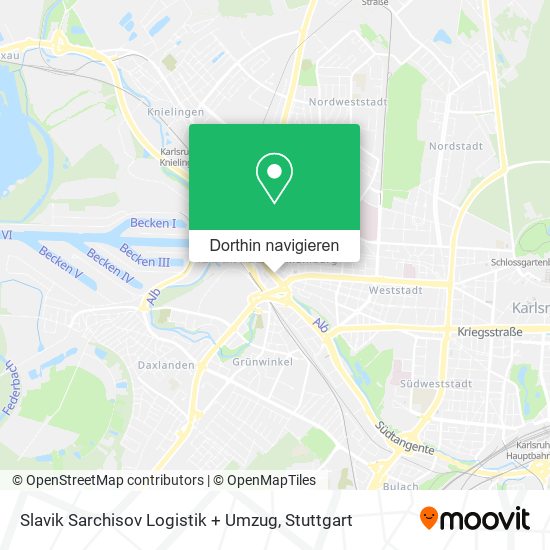 Slavik Sarchisov Logistik + Umzug Karte