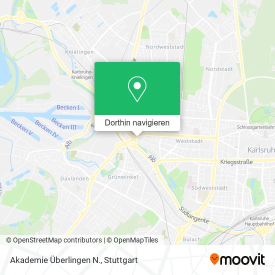 Akademie Überlingen N. Karte