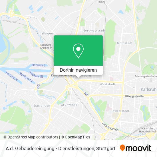 A.d. Gebäudereinigung - Dienstleistungen Karte