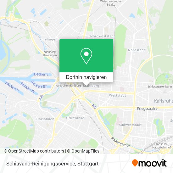 Schiavano-Reinigungsservice Karte
