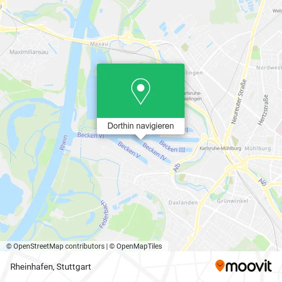 Rheinhafen Karte