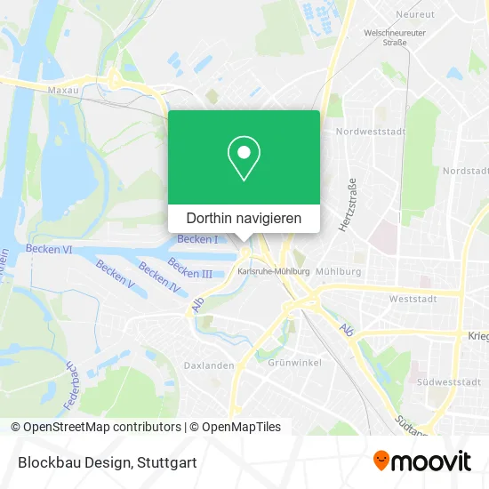 Blockbau Design Karte