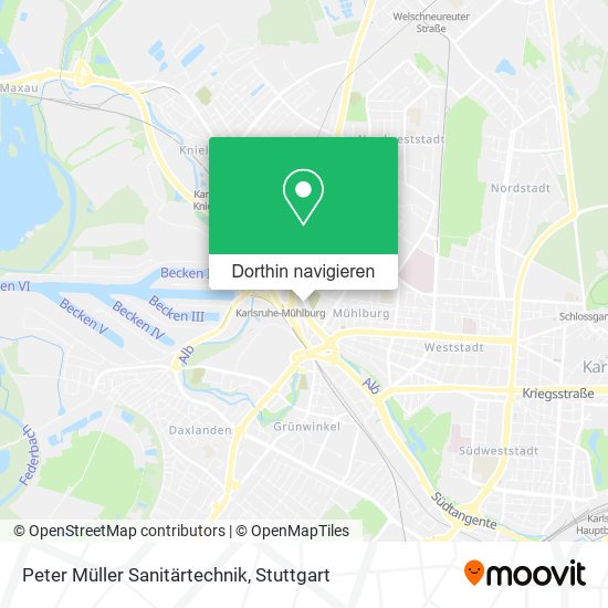 Peter Müller Sanitärtechnik Karte