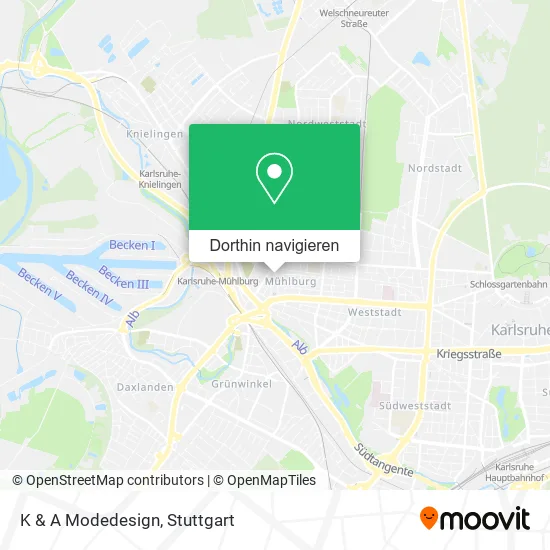 K & A Modedesign Karte