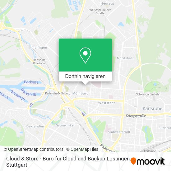 Cloud & Store - Büro für Cloud und Backup Lösungen Karte