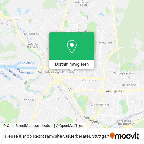 Hesse & Mbb Rechtsanwälte Steuerberater Karte