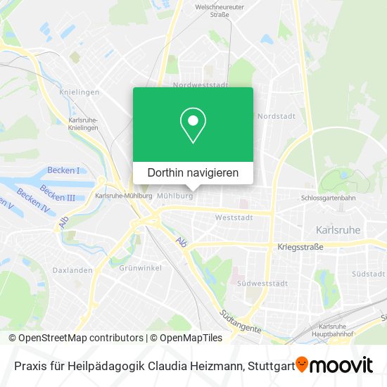Praxis für Heilpädagogik Claudia Heizmann Karte