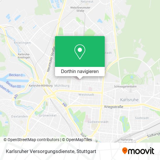 Karlsruher Versorgungsdienste Karte