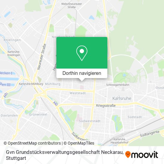 Gvn Grundstücksverwaltungsgesellschaft Neckarau Karte