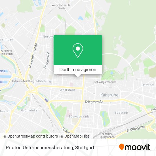 Proitos Unternehmensberatung Karte