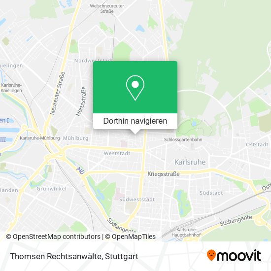 Thomsen Rechtsanwälte Karte