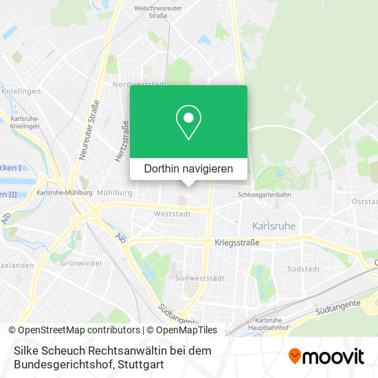 Silke Scheuch Rechtsanwältin bei dem Bundesgerichtshof Karte