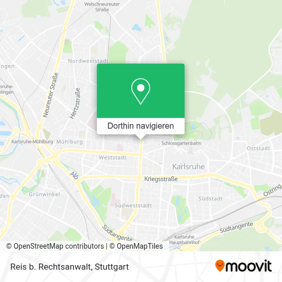 Reis b. Rechtsanwalt Karte