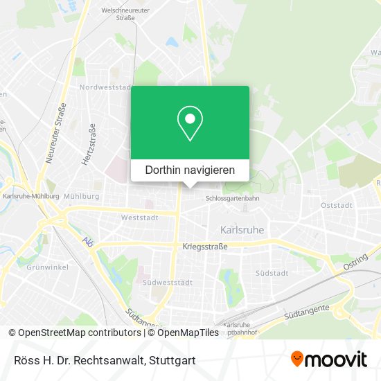 Röss H. Dr. Rechtsanwalt Karte