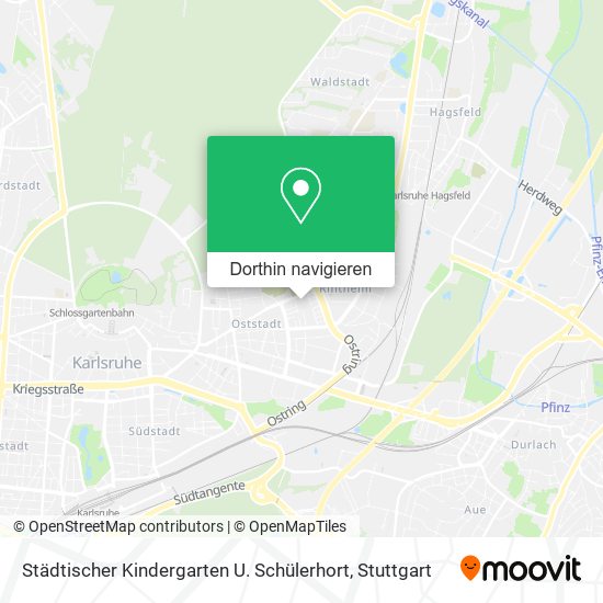 Städtischer Kindergarten U. Schülerhort Karte