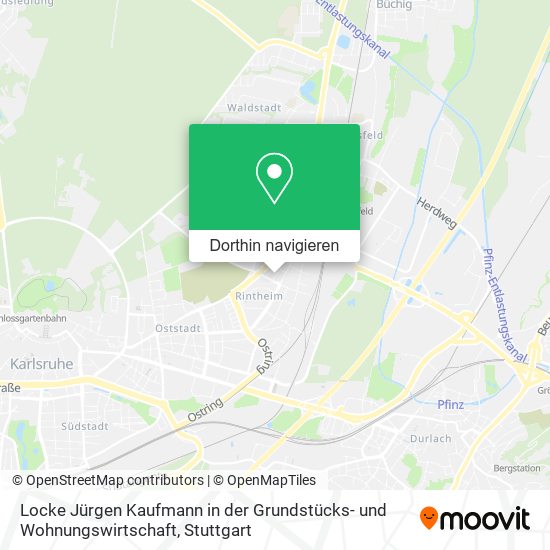 Locke Jürgen Kaufmann in der Grundstücks- und Wohnungswirtschaft Karte