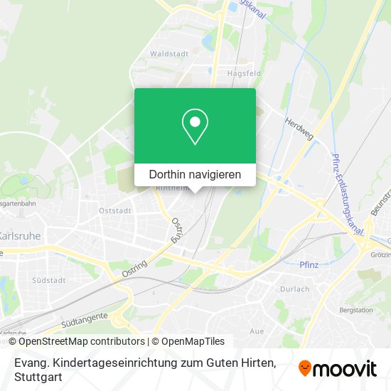 Evang. Kindertageseinrichtung zum Guten Hirten Karte