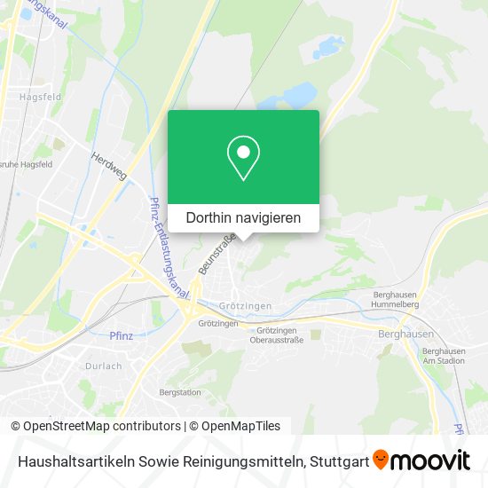 Haushaltsartikeln Sowie Reinigungsmitteln Karte