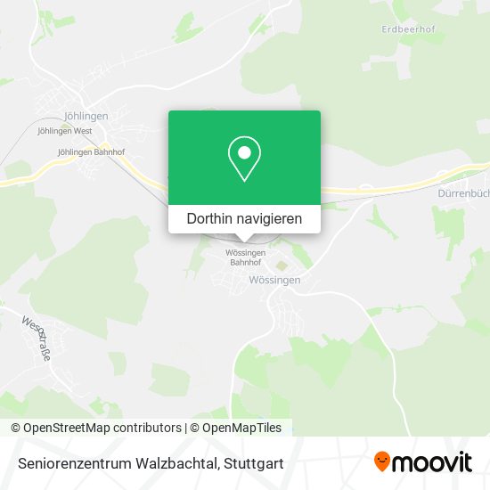 Seniorenzentrum Walzbachtal Karte
