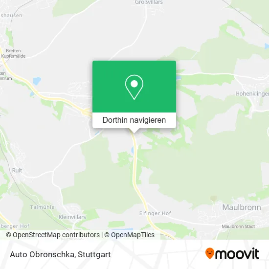 Auto Obronschka Karte