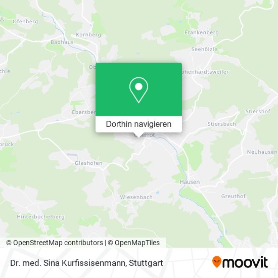 Dr. med. Sina Kurfissisenmann Karte