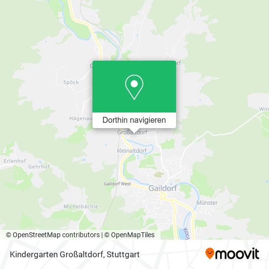 Kindergarten Großaltdorf Karte