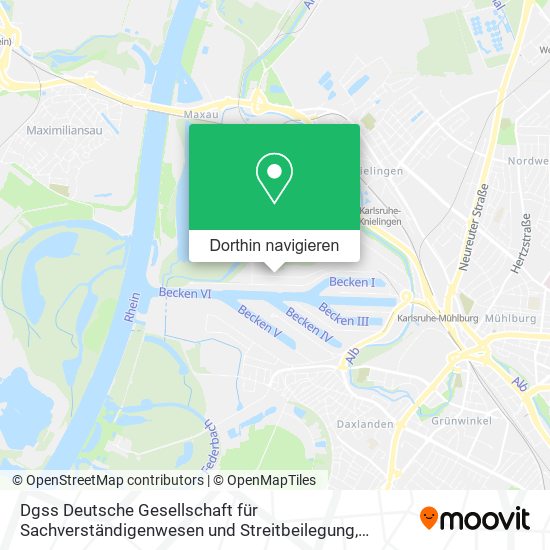 Dgss Deutsche Gesellschaft für Sachverständigenwesen und Streitbeilegung Karte