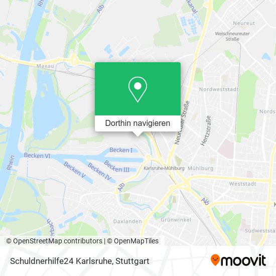 Schuldnerhilfe24 Karlsruhe Karte