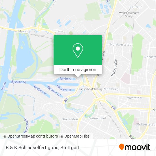 B & K Schlüsselfertigbau Karte