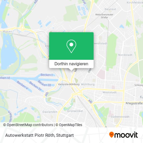 Autowerkstatt Piotr Röth Karte