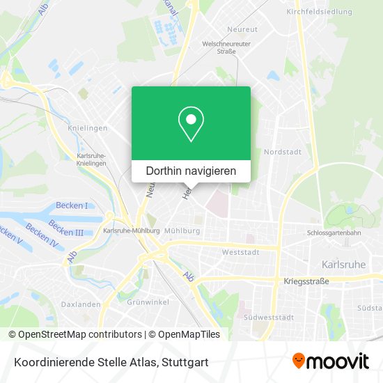 Koordinierende Stelle Atlas Karte
