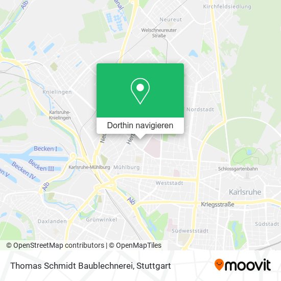 Thomas Schmidt Baublechnerei Karte