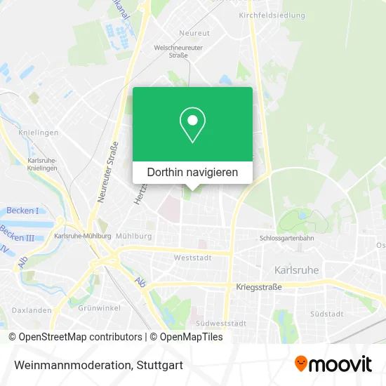 Weinmannmoderation Karte