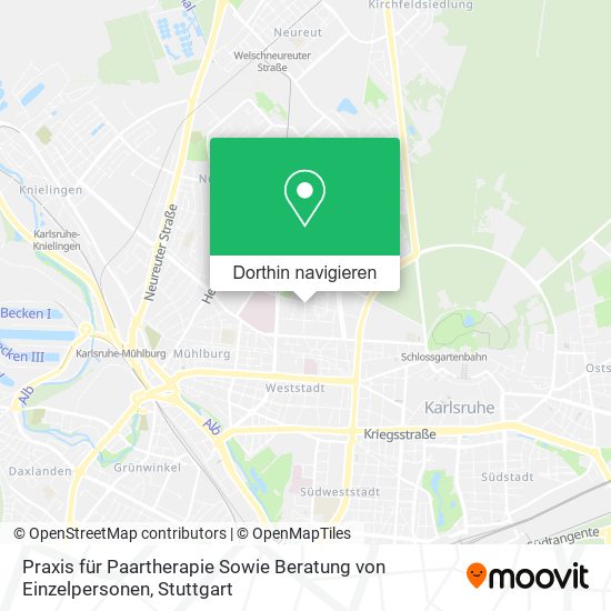 Praxis für Paartherapie Sowie Beratung von Einzelpersonen Karte