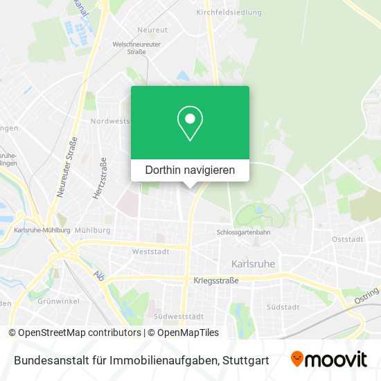 Bundesanstalt für Immobilienaufgaben Karte
