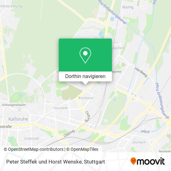 Peter Steffek und Horst Wenske Karte