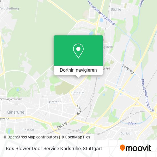 Bds Blower Door Service Karlsruhe Karte