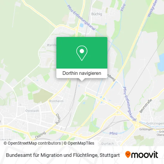 Bundesamt für Migration und Flüchtlinge Karte