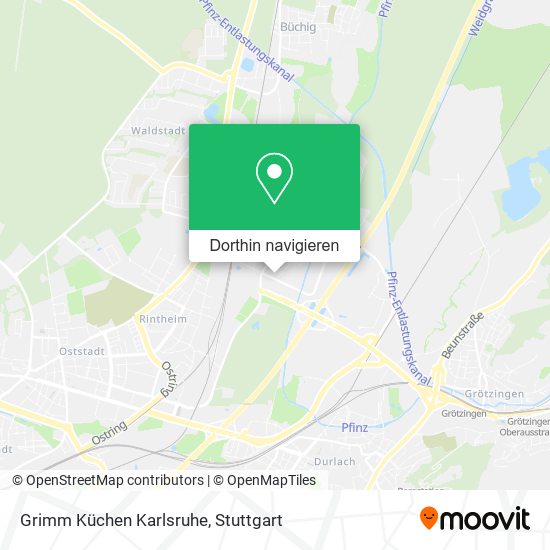 Grimm Küchen Karlsruhe Karte