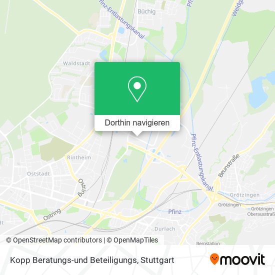 Kopp Beratungs-und Beteiligungs Karte