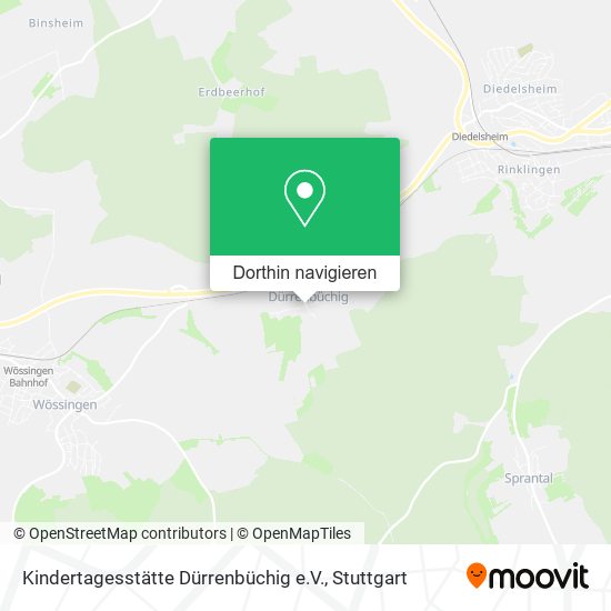 Kindertagesstätte Dürrenbüchig e.V. Karte