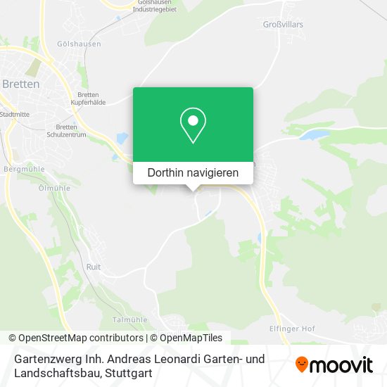 Gartenzwerg Inh. Andreas Leonardi Garten- und Landschaftsbau Karte