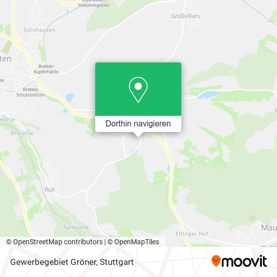 Gewerbegebiet Gröner Karte